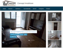 Tablet Screenshot of conceptimobiliare.ro